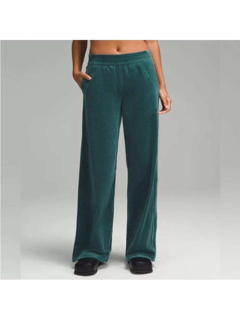Lululemon Scuba Wide Leg Velvet Cord Pants